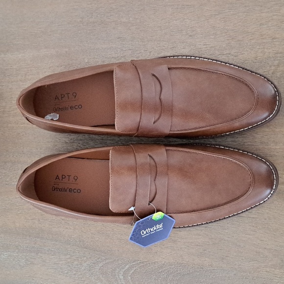 Apt. 9 Scottie Men's Penny Loafers - Color: Brown - Size: 11 - Picture 2 of 9